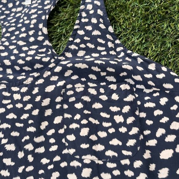 Joie Drew D Cheetah 100% Silk Lightweight Relaxed Fit Razorback Tank Top Size M - Picture 5 of 10